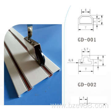 Wardrobe moving door track silicone seal strip